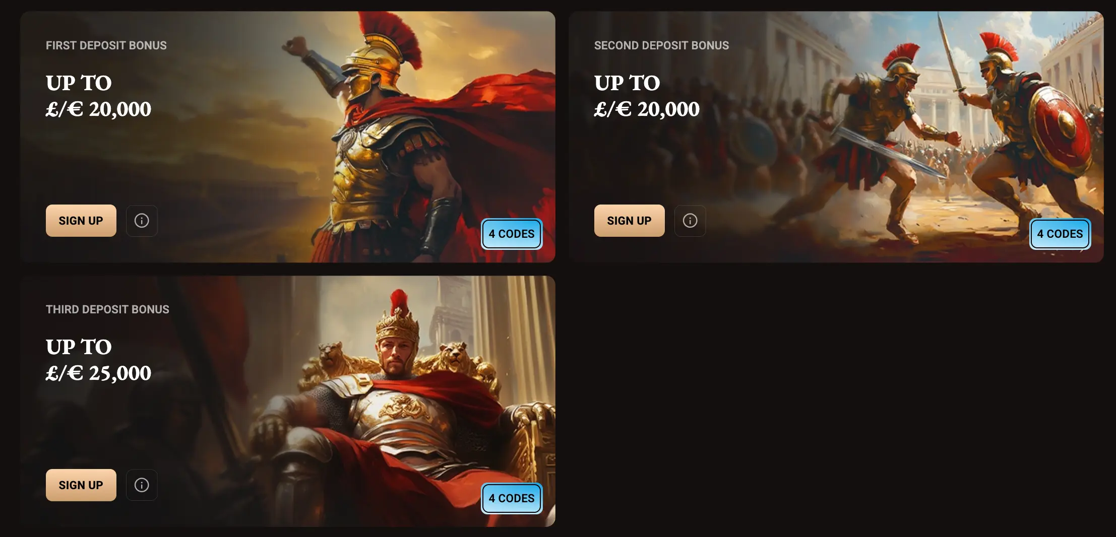 Legionbet Casino — 100% welkomstbonus tot €500 plus 200 gratis spins
